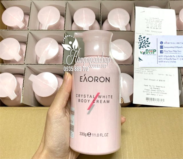 Kem dưỡng thể Eaoron Crystal White Body Cream 330g Úc 9