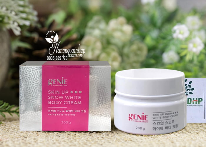 Kem trắng da body Genie Skin Up Snow White Body Cream 1