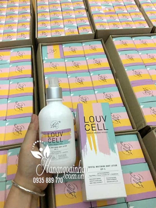 Lotion dưỡng trắng da body Louv Cell Hàn Quốc, an toàn nhất 1