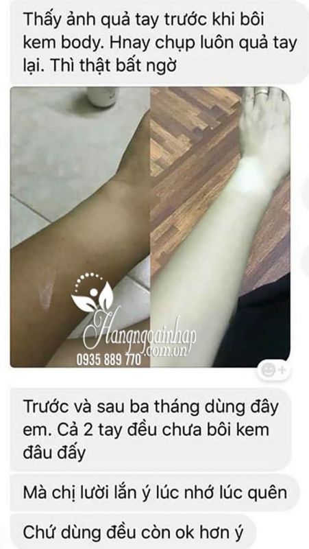 Lotion dưỡng trắng da body Louv Cell Hàn Quốc, an toàn nhất 4