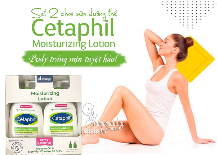 Set 2 chai sữa dưỡng thể Cetaphil Moisturizing Lotion của Mỹ 4