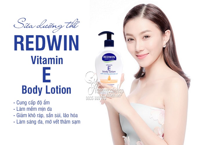 Sữa dưỡng thể Redwin Vitamin E Body Lotion 400ml của Úc 7
