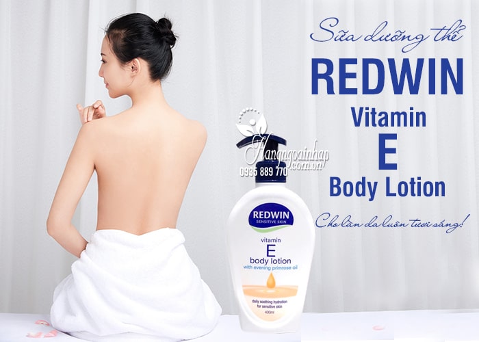 Sữa dưỡng thể Redwin Vitamin E Body Lotion 400ml của Úc 1