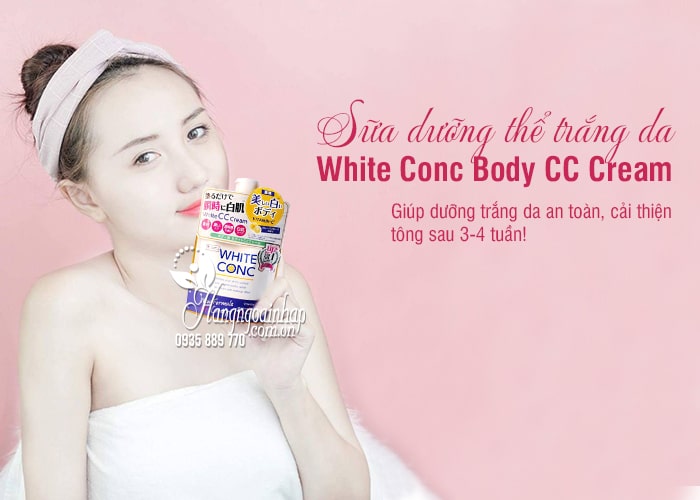 Sữa dưỡng thể trắng da White Conc Body CC Cream Nhật Bản 1