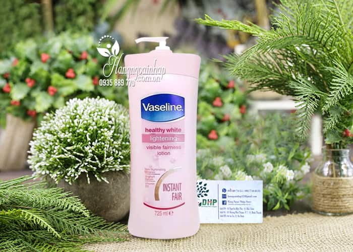 Sữa dưỡng thể Vaseline Healthy White Lightening Visible 725ml của Mỹ 0