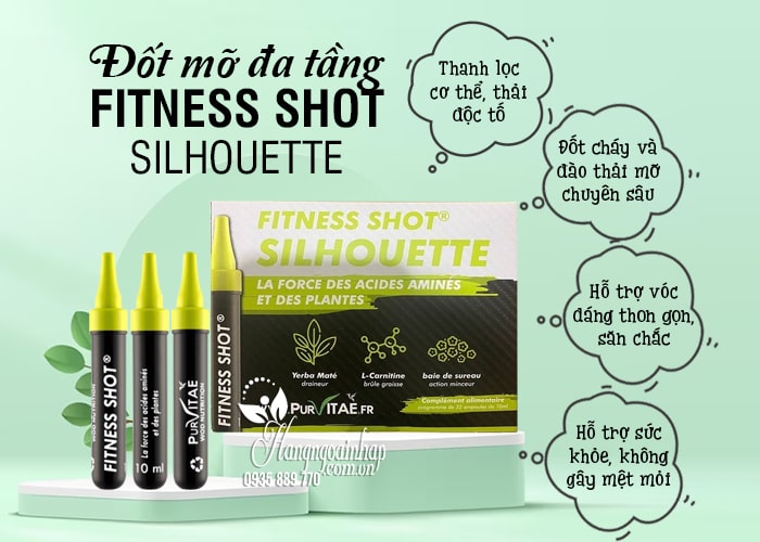 Đốt mỡ đa tầng chuyên sâu Fitness Shot Silhouette của Pháp 5