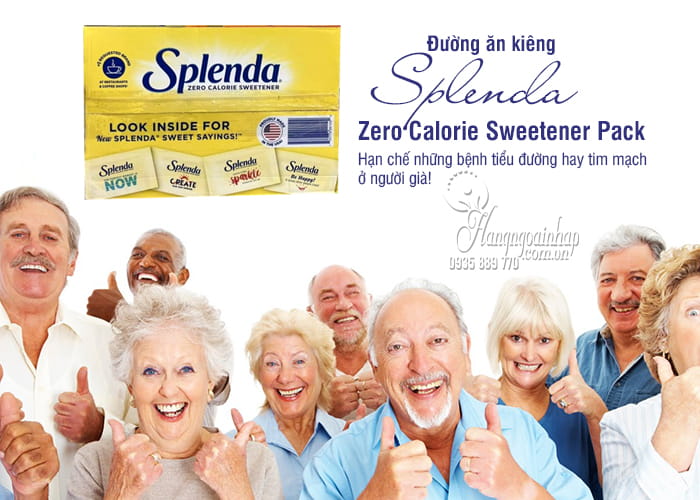 Đường ăn kiêng Splenda Zero Calorie Sweetener Pack 1.2kg của Mỹ 77