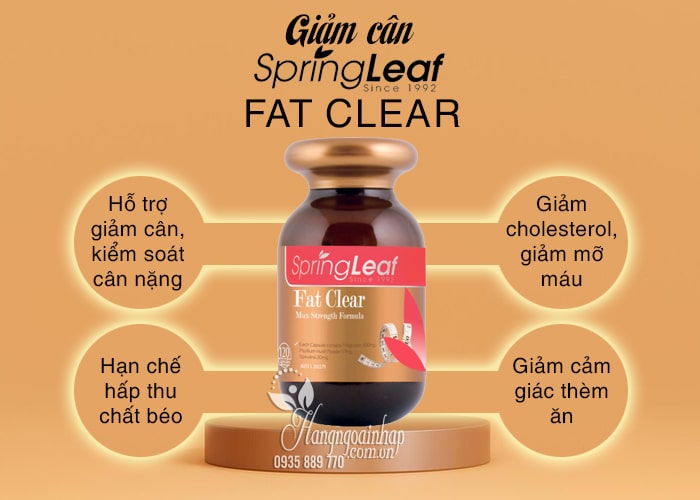 Thuốc giảm cân Spring Leaf Fat Clear 120 viên của Úc 5