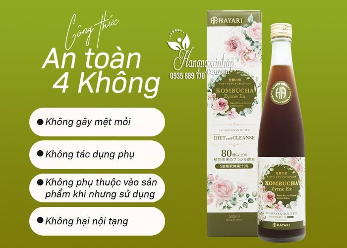 Nước uống Kombucha Zyme EX giảm cân đẹp da của Nhật 89