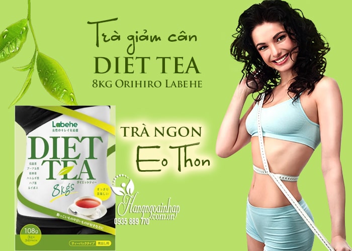 Trà giảm cân Diet Tea 8kg Orihiro Labehe 36 gói của Nhật Bản 12