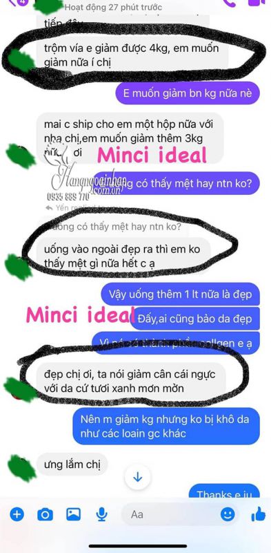 Viên uống giảm cân Minci Ideal hộp 40 viên từ thảo mộc0