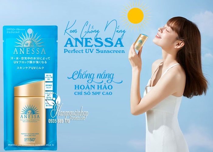 Kem Chống Nắng Anessa Perfect UV Sunscreen 60ml Nhật Bản 1