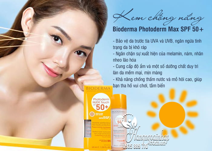 Kem chống nắng Bioderma Photoderm Max SPF 50+ 40ml của Pháp 4