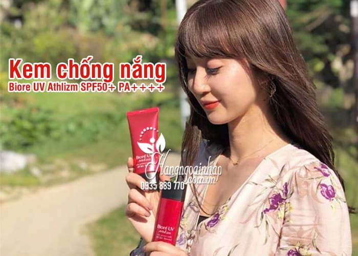 Kem chống nắng Biore UV Athlizm SPF50+ PA++++ Nhật Bản 1