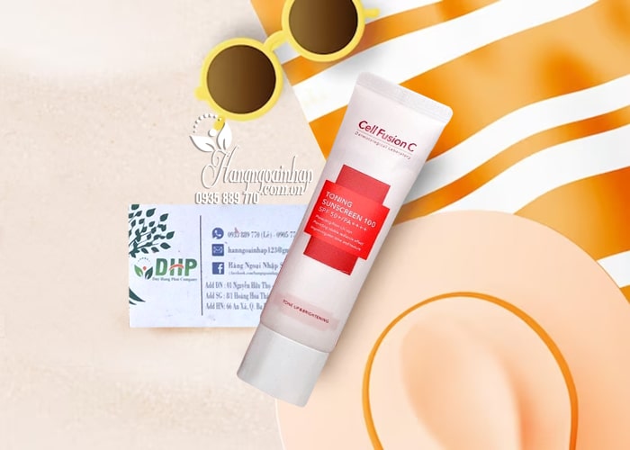 Kem chống nắng Cell Fusion C Toning Sunscreen 100 nâng tông da 0