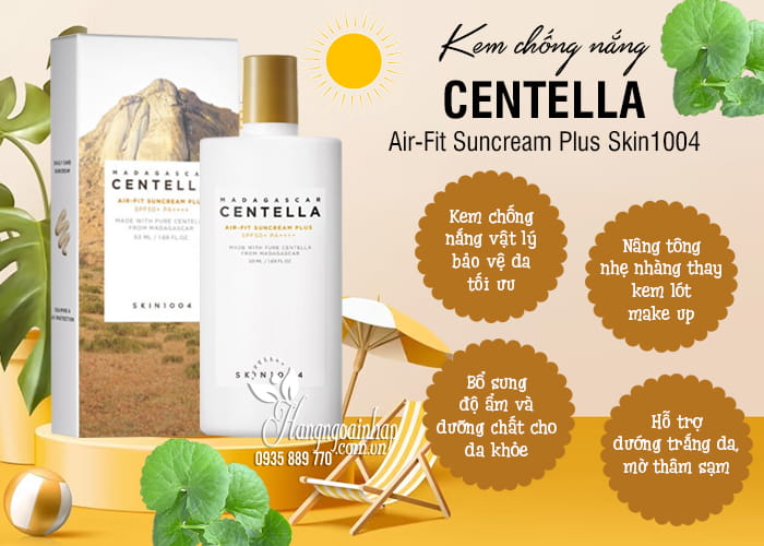 Kem chống nắng Centella Air-Fit Suncream Plus Skin1004  67