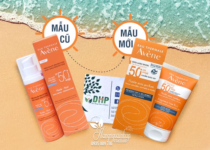 Kem Chống Nắng Eau Thermale Avene Spf 50+ 50ml mẫu mới 1