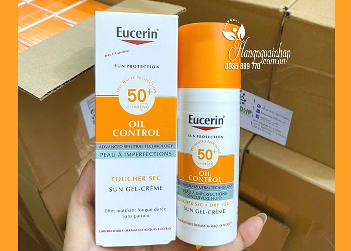 Kem chống nắng Eucerin Oil Control Sun Gel Creme cho da dầu 67