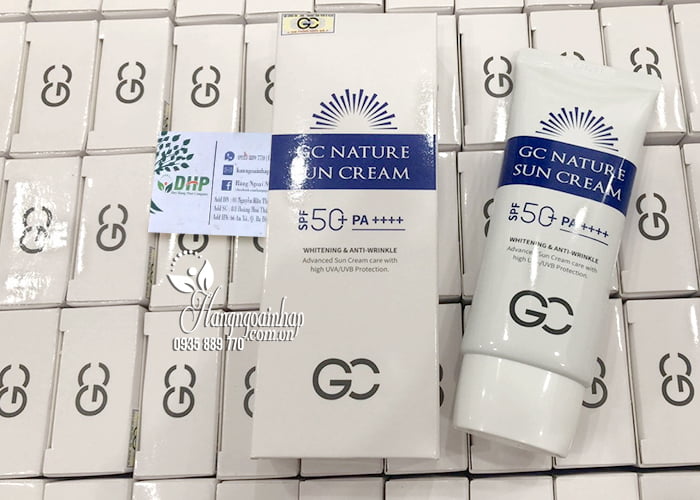 Kem chống nắng và nóng GC Nature Sun Cream SPF 50+ PA++++ 9