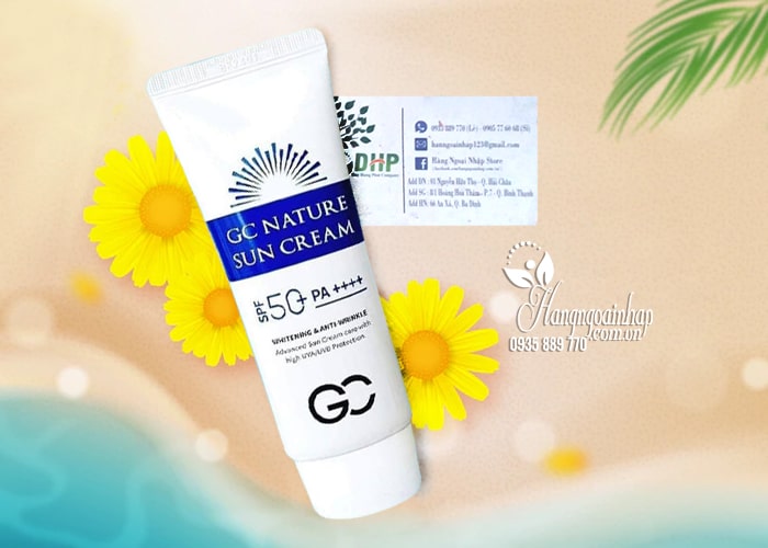 Kem chống nắng và nóng GC Nature Sun Cream SPF 50+ PA++++ 5