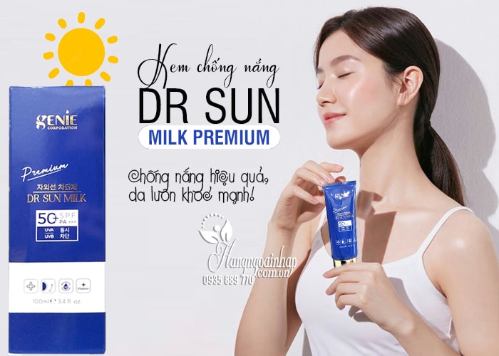 Kem chống nắng Genie Dr Sun Milk Premium 100ml Hàn Quốc 2