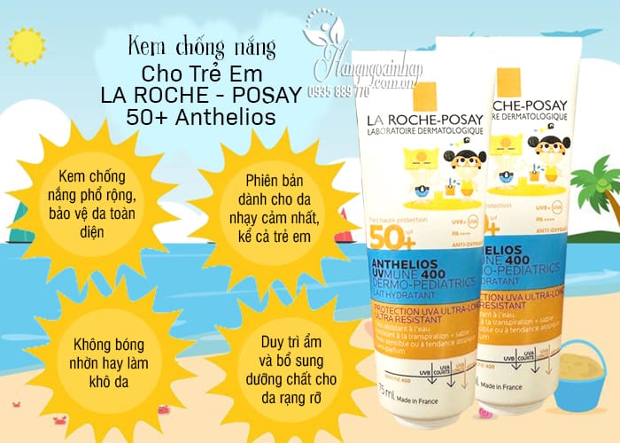 Kem chống nắng La Roche Posay 50+ Anthelios cho trẻ em 34