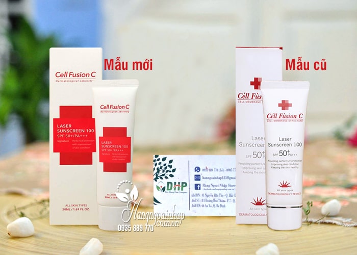 Kem chống nắng Laser Sunscreen 100 Cell Fusion C SPF 50+ PA+++ 3