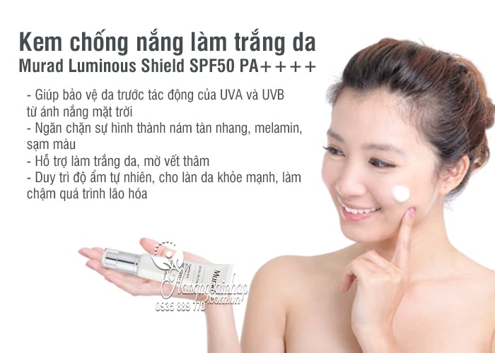 Kem chống nắng làm trắng da Murad Luminous Shield SPF50 PA++++ 5