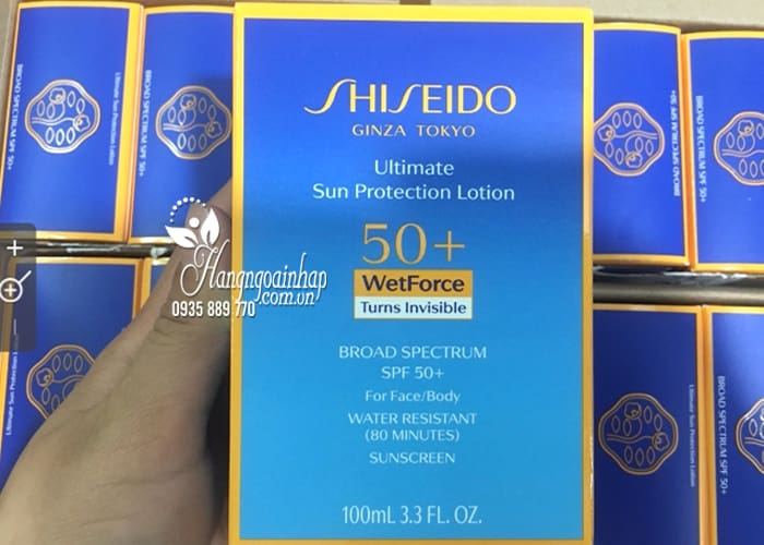 Kem chống nắng Shiseido Ultimate Sun Protection Lotion 100ml  9