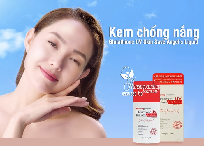 Kem chống nắng Glutathione UV Skin Save Angel’s Liquid 2