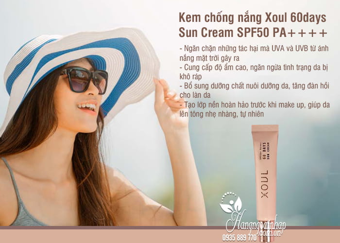 Kem chống nắng Xoul 60days Sun Cream SPF50 PA++++ Hàn Quốc 54