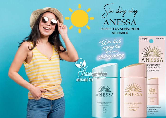 Sữa chống nắng Anessa Perfect UV Sunscreen Mild Milk 23