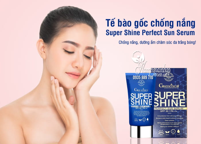 Tế bào gốc chống nắng Super Shine Perfect Sun Serum Hàn Quốc 7