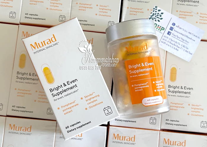 Viên uống chống nắng nội sinh Murad Pomphenol Sunguard 3