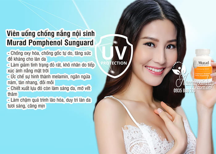 Viên uống chống nắng nội sinh Murad Pomphenol Sunguard 6