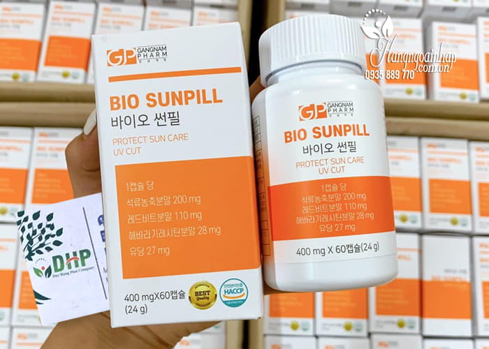 Viên uống chống nắng nội sinh Bio Sunpill của Hàn Quốc 60v 8