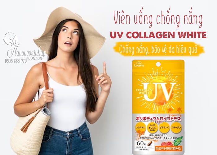 Viên uống chống nắng UV Collagen White 60 viên Nhật Bản 3