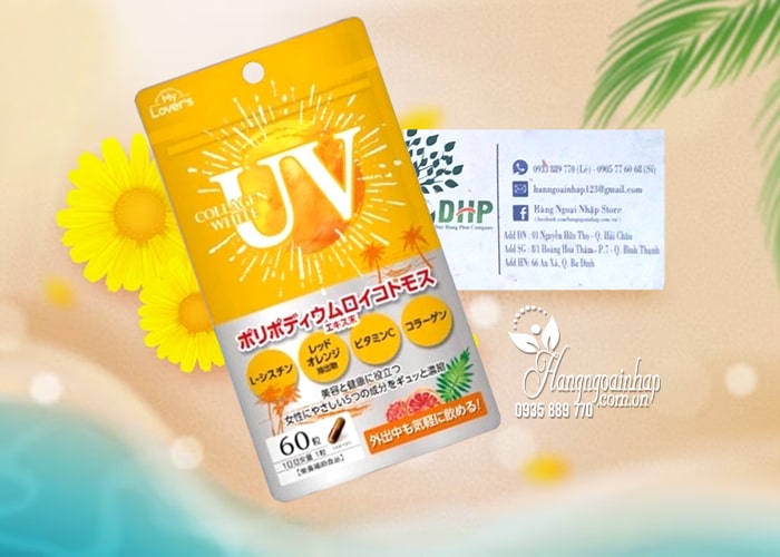 Viên uống chống nắng UV Collagen White 60 viên Nhật Bản 00