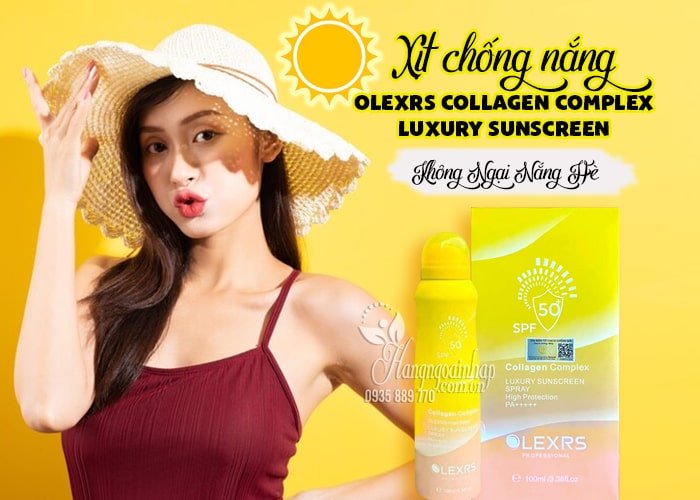 Xịt chống nắng Olexrs Collagen Complex Luxury Sunscreen 12