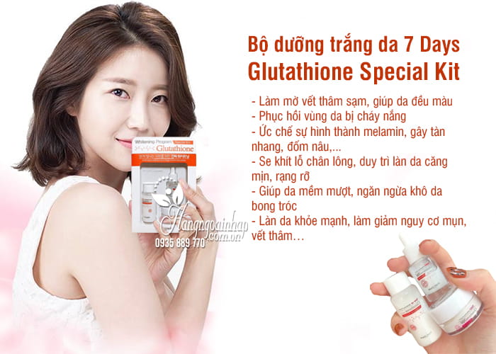 Bộ dưỡng trắng da 7 Days Glutathione Special Kit Hàn Quốc 4