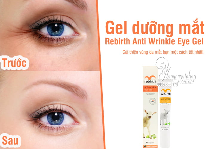 Gel dưỡng mắt Rebirth Anti Wrinkle Eye Gel giảm nhăn, quầng thâm 9