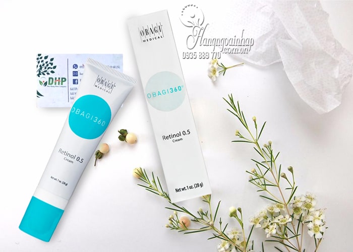 Kem chống lão hóa Retinol Obagi 0.5% tuýp 28g chính hãng Mỹ 0