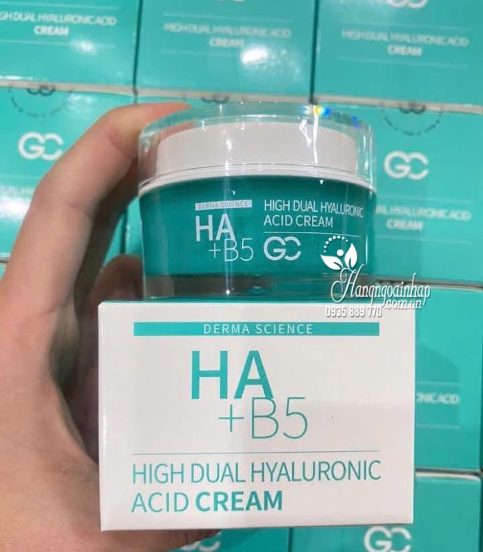 Kem dưỡng ẩm HA B5 Derma Science GC chính hãng