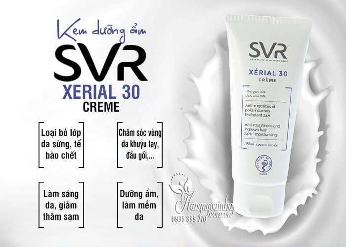 Kem dưỡng ẩm SVR Xerial 30 Creme 100ml của Pháp 5