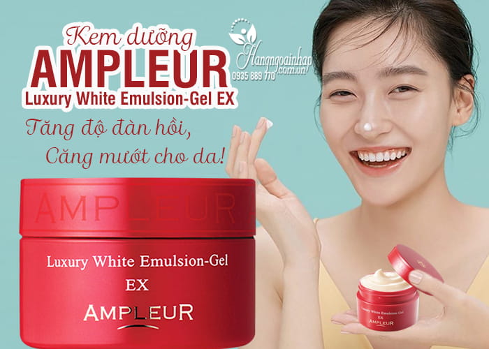 Kem dưỡng Ampleur Luxury White Emulsion-Gel EX 50g 3