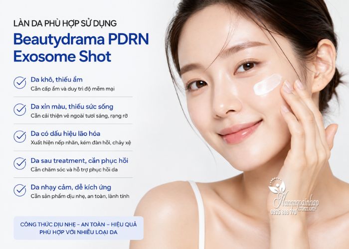 Kem dưỡng tái tạo da Beautydrama PDRN Exosome Shot Skin Cream 50g 