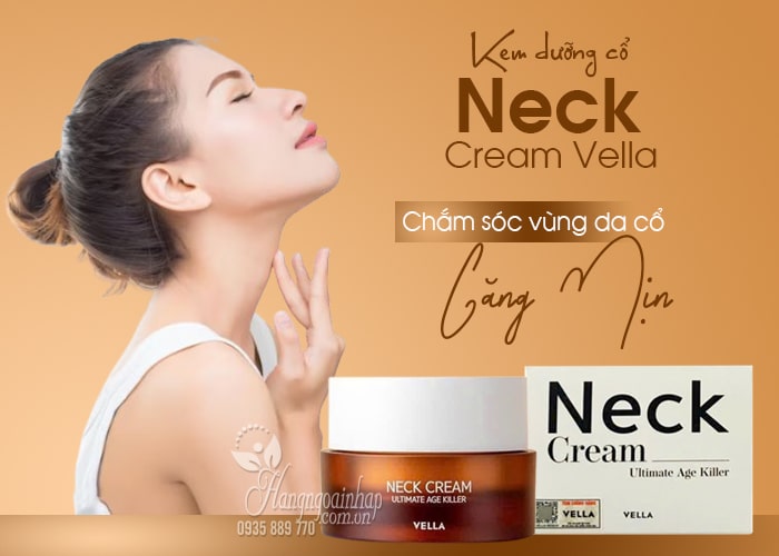 Kem dưỡng da cổ Neck Cream Vella 50ml của Hàn Quốc 12