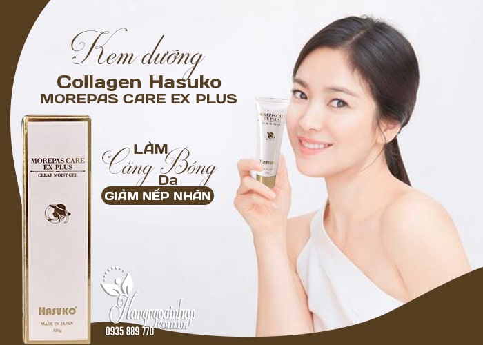 Kem dưỡng collagen Hasuko Morepas Care EX Plus 120g 1