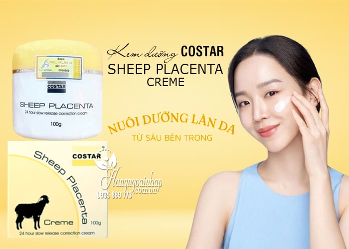 Kem dưỡng Costar Sheep Placenta Creme hộp 100g của Úc 34
