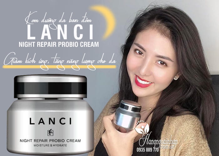 Kem dưỡng da ban đêm Lanci Night Repair Probio Cream 8
